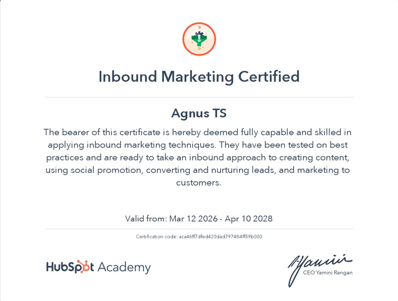 freelance digital marketer in Trivandrum